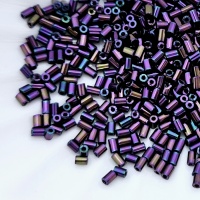 Стеклярус чешский фиолетовый Preciosa 59195, 2мм, 5 грамм