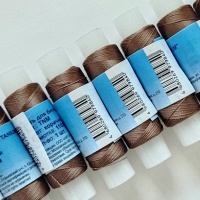 Нить для бисера Коричневая, 0,1мм, 110м, 1катушка Нить для бисера Коричневая, 0,1мм, 110м, 1катушка