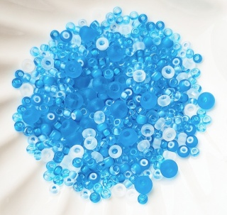 Бисер Preciosa Mix Aqua Blue голубой, 8 грамм