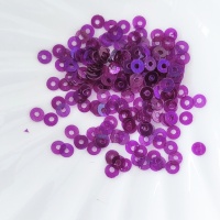 Пайетки (Индия) Dark Violet 3мм, 3гр