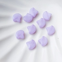 Бусины Гинко опал матовый сирень Ginko 21310/84110 Opal Dark Violet Mat, 10шт