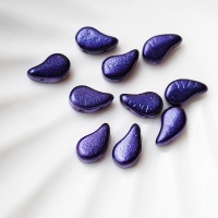 Бусины PaisleyDuo 23980/24202 Metalust Purple, 10шт