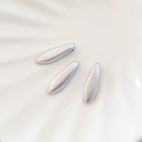 Бусины Кинжалы Чехия Серебро Glass Daggers 5*16mm 01700, 3шт