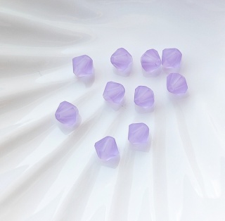 Биконусы Чешские фиолетовый матовый Preciosa Violet Matt, 5мм, 10шт