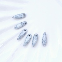 Бусины Глаз Даггерс Синий Теракотовый Glass Daggers 3*11mm, Teracota Blue 03000/15464, 6шт