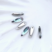 Бусины Glass Daggers 3*11mm, Vitrail Light 00030/26536, 6шт