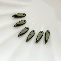 Бусины Кинжалы Glass Daggers 3*11mm, 23980/14495, 6шт