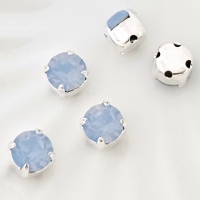 Шатон Светлый Сапфир опаловый Light Sapphire opal, 6мм, 1шт