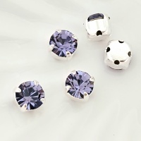 Шатон Чешский Tanzanite, 6мм, 1шт