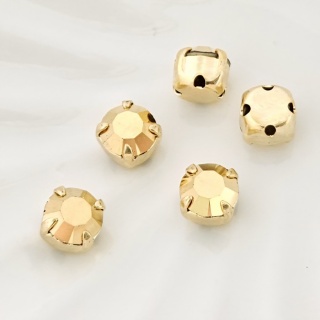 Шатон Прециоза золотой Aurum+gold, 6мм, 1шт