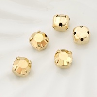 Шатон Прециоза золотой Aurum+gold, 6мм, 1шт