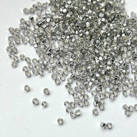 Бисер Toho Round 15/0, №29A, Square Hole-Silver Lined Black Diamond, 4гр
