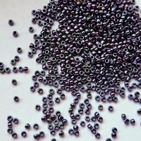 Бисер японский Тохо Toho Round 15/0, №90, Metallic Amethyst, 4гр