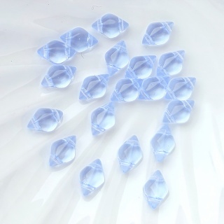 Бусины ромбы прозрачные голубые GemDuo, 30010 Light Sapphire, 20шт Бусины ромбы прозрачные голубые GemDuo, 30010 Light Sapphire, 20шт
