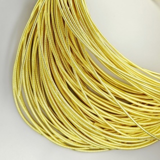 Канитель жёсткая Золотая Gold, диаметр 1,4мм, 70см