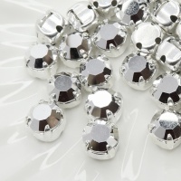 Шатон чешский Серебро Labrador, 6мм, 1шт