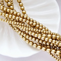 Жемчуг золотой глянцевый Preciosa 70686, 6мм, 4шт